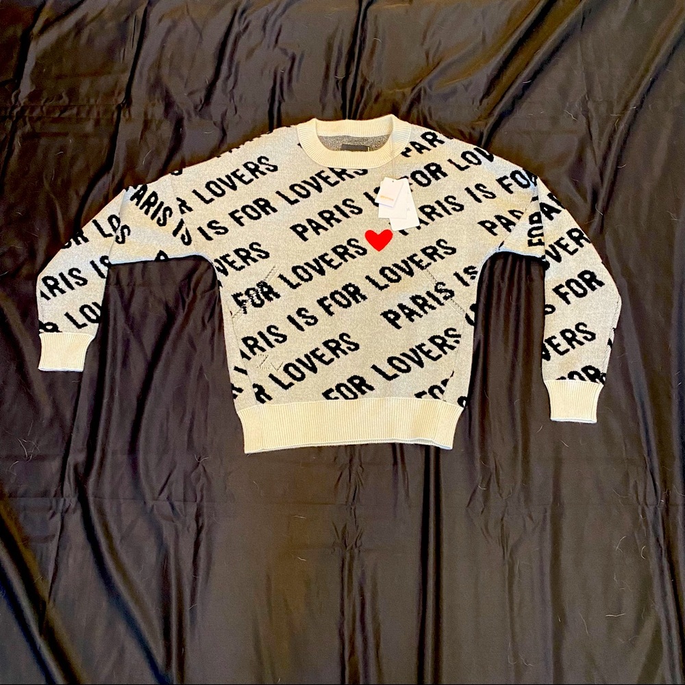Zadig & Voltaire “Paris lovers” cashmere sweater